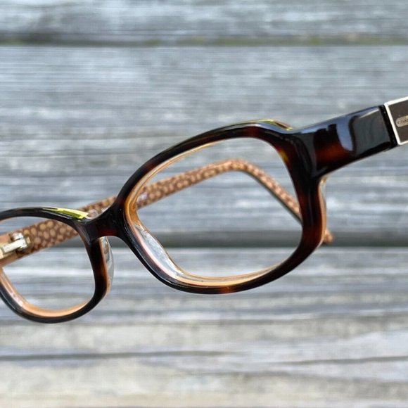 Coach New York Ladies Eyeglasses Frame MARLIE 533 Tortoise 49[]16 135 Glasses - Picture 12 of 14